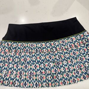 Lucky in Love Black and Green Ruffledi
Skirt